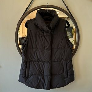 Athleta Black Puffer Vest